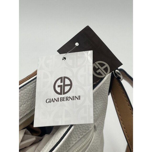 Giani Bernini Signature Crossbody Women's One Size White Caramel MSRP $79.50 New - Picture 5 of 5